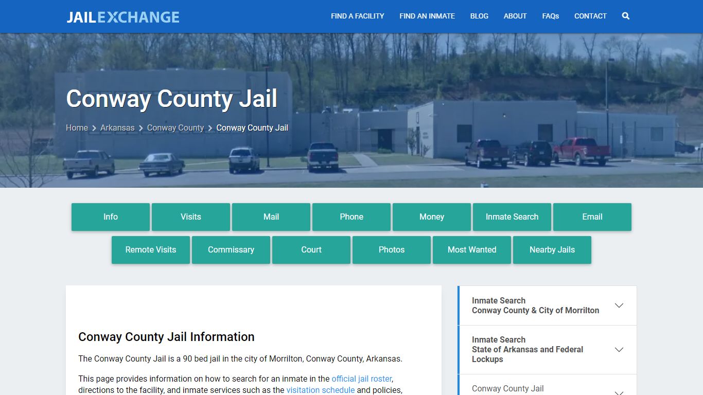 Conway County Jail, AR Inmate Search, Information